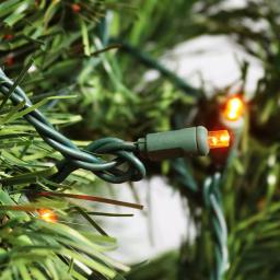 Sunnydaze Decor 22 ft. Orange LED Angle String Lights, 70-Count Novelty Bulbs, Indoor/Outdoor thumbnail 3