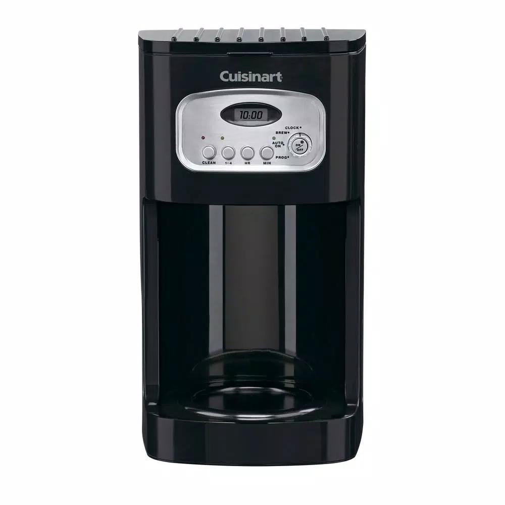 Cuisinart 10-Cup Black Programmable Thermal Coffee Maker with Stainless Accents