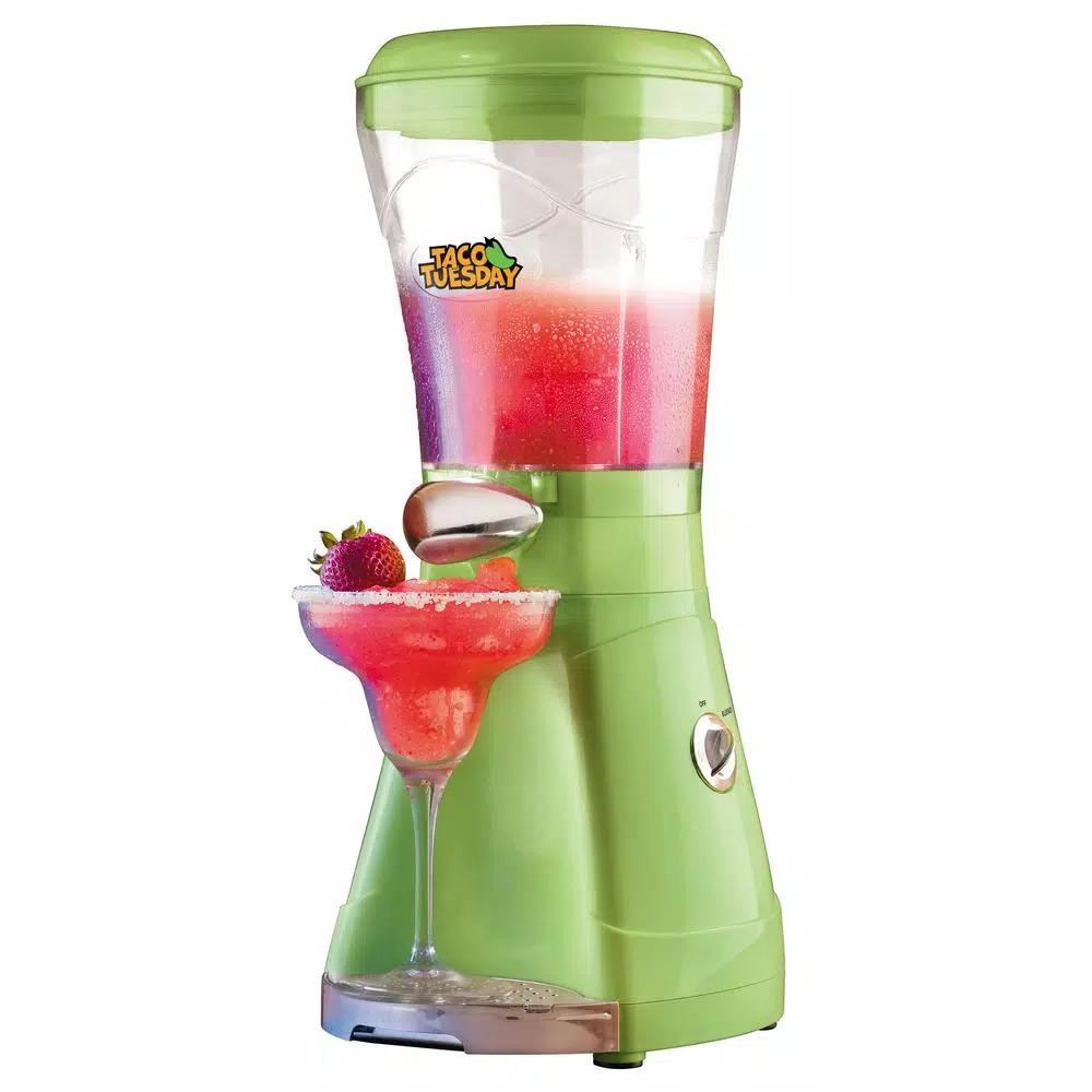 TACO TUESDAY 64 oz. Lime Green Margarita and Ice Crusher Slush Maker