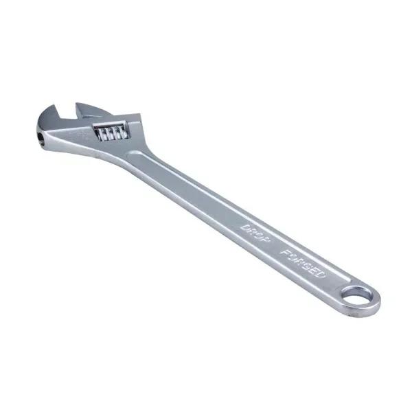 Steel Core 24 in. Jumbo Adjustable Wrench, Drop Forged Heat Treated Carbon Steel