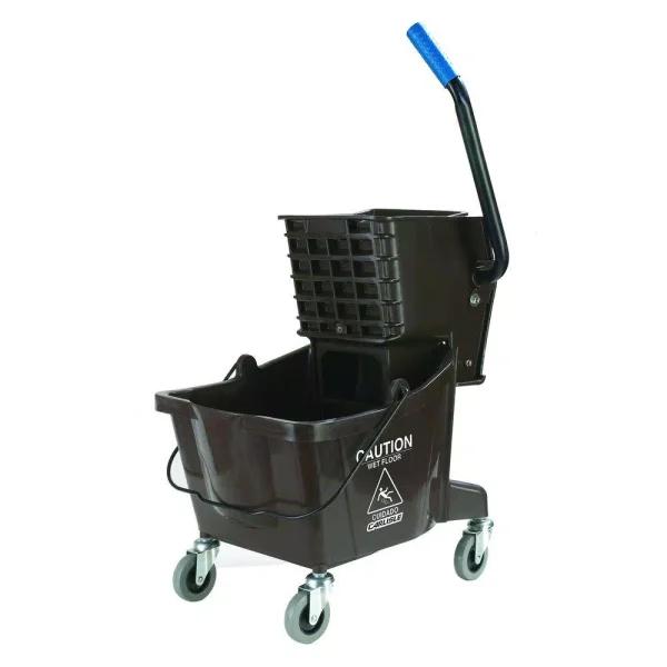 Carlisle 26 qt. Brown Mop Bucket and Wringer Combo