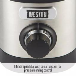 Weston Pro Series 32 oz. 11-Speed Stainless Steel Blender with Sound Shield thumbnail 6