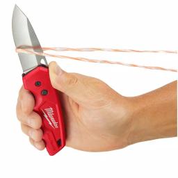 Milwaukee FASTBACK Stainless Steel Folding Utility Knife with 2.95 in. Blade thumbnail 5
