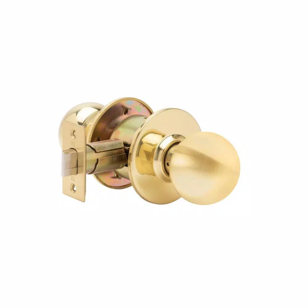 Taco SVB Series Polished Brass Grade 2 Commercial Passage Door Knob