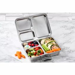 Manna Baransu Stainless Steel Large Lunch Container, 59 oz Divided Food Storage Box thumbnail 5