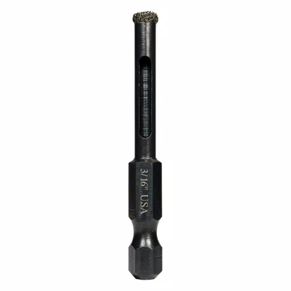 Montana Brand 3/16 in. High Speed Steel Diamond Tile Drill Bit