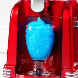 Nostalgia Retro Red 32 oz. Single Speed Slush Drink Blender with Ice Crushing thumbnail 2