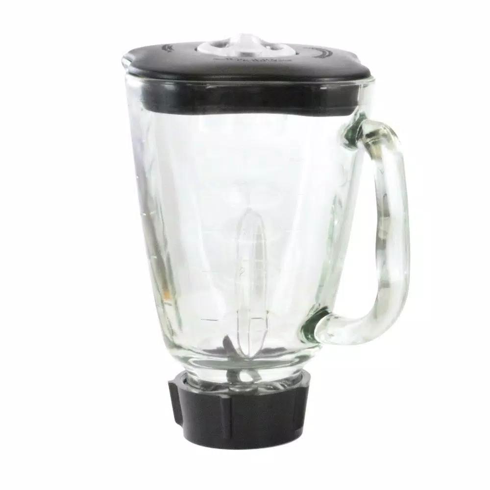 Better Chef 6-Piece 59 oz. Square Glass Blender Jar Replacement Kit for Oster Blenders