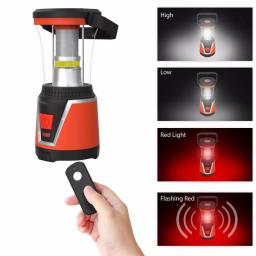Wakeman Outdoors 2-in-1 LED Lantern and Detachable Flashlight, 450 Lumens, Red thumbnail 4