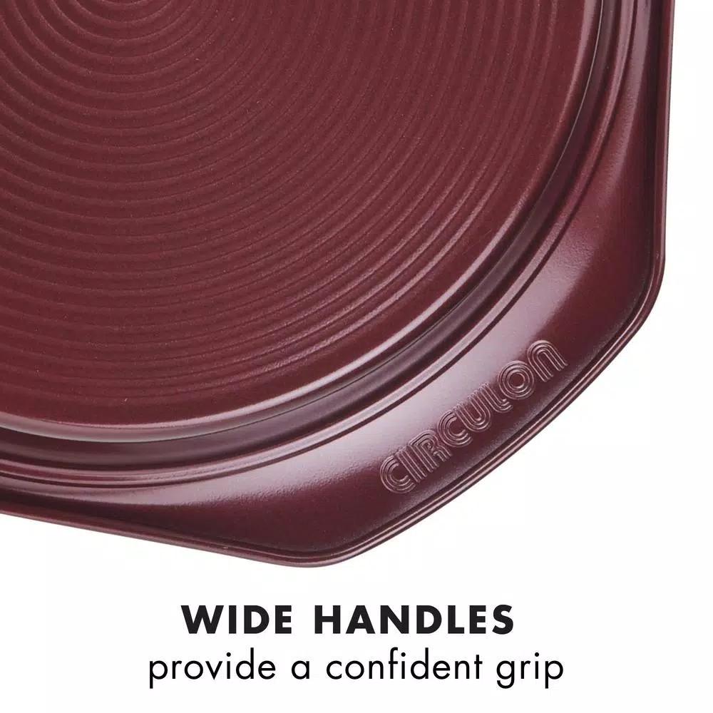 Circulon Nonstick Bakeware Cookie Pan, 10-Inch x 15-Inch, Merlot