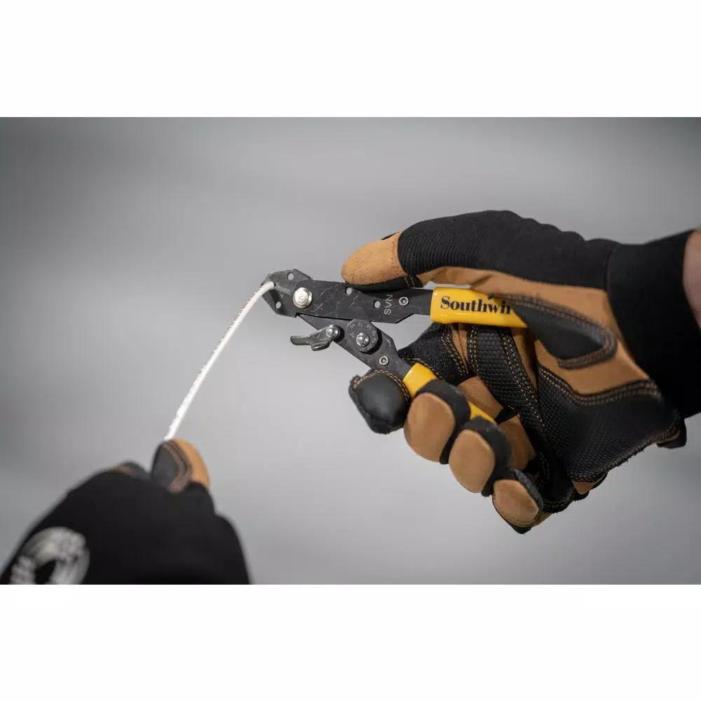 Southwire V-Notch Wire Stripper and Cutter, Multi-Position AWG Dial, 10-26 AWG