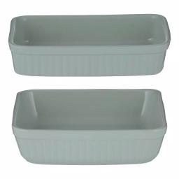 Mason Cash Classic 2-Piece Pistachio Stoneware Bakeware Set thumbnail 1