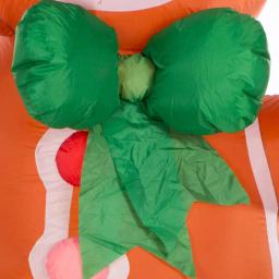 Glitzhome 8 ft. Lighted Inflatable Gingerbread Man Christmas Decor with LED Lights thumbnail 4