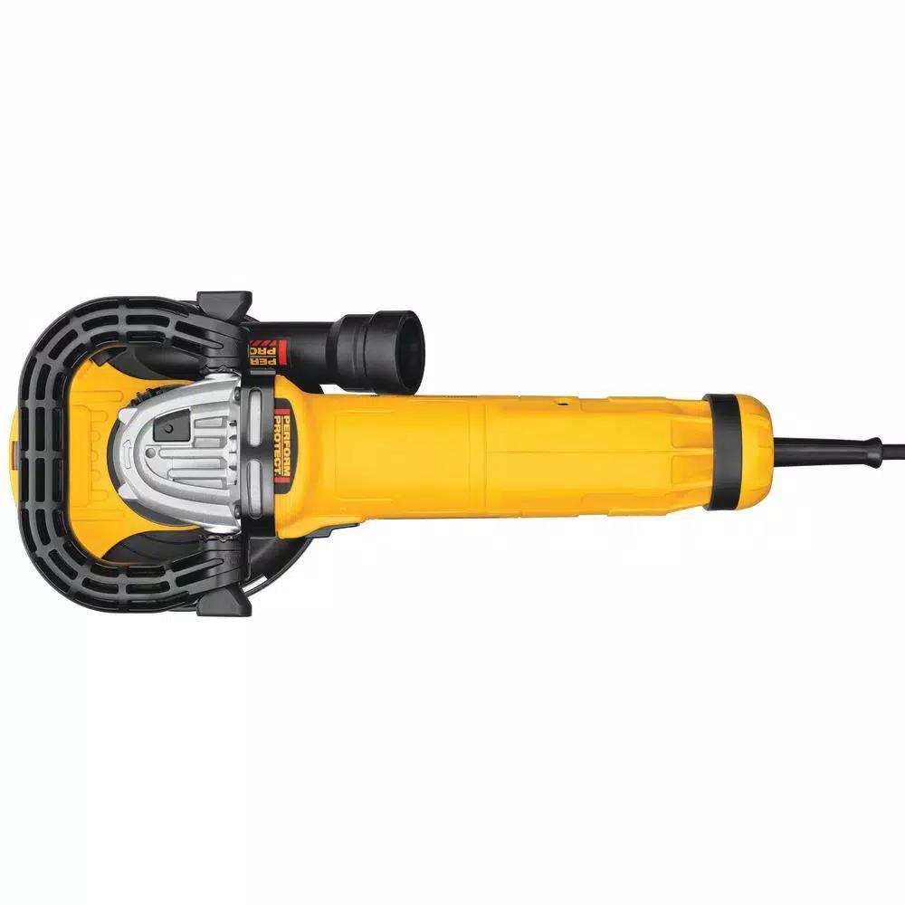 DEWALT 13 Amp Corded Angle Grinder Kit with 5 in. Surface Grinding Dust Shroud