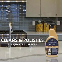 Granite Gold Quartz Brite Quartz Surface Cleaner and Polish, 24 oz thumbnail 3