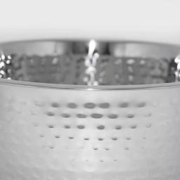 ExcelSteels 5 Qt. Professional Stainless Steel Hammered Mixing Bowl thumbnail 3