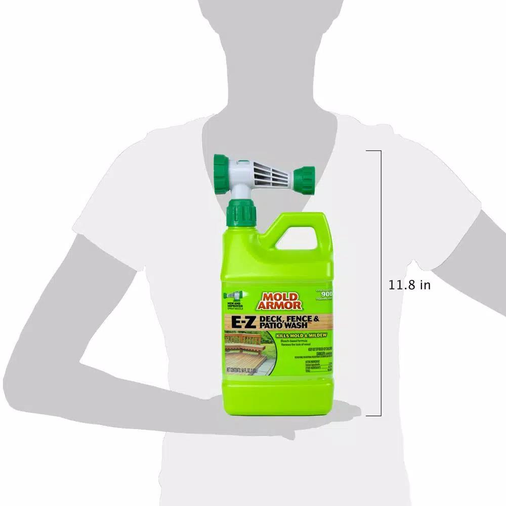 Mold Armor E-Z Deck, Fence and Patio Wash Mold and Mildew Remover, 64 oz.