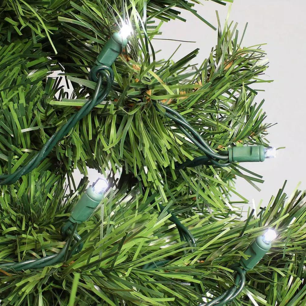 Sunnydaze Decor 22 ft. LED Angle String Lights, 70-Count White Novelty Bulbs, Indoor/Outdoor