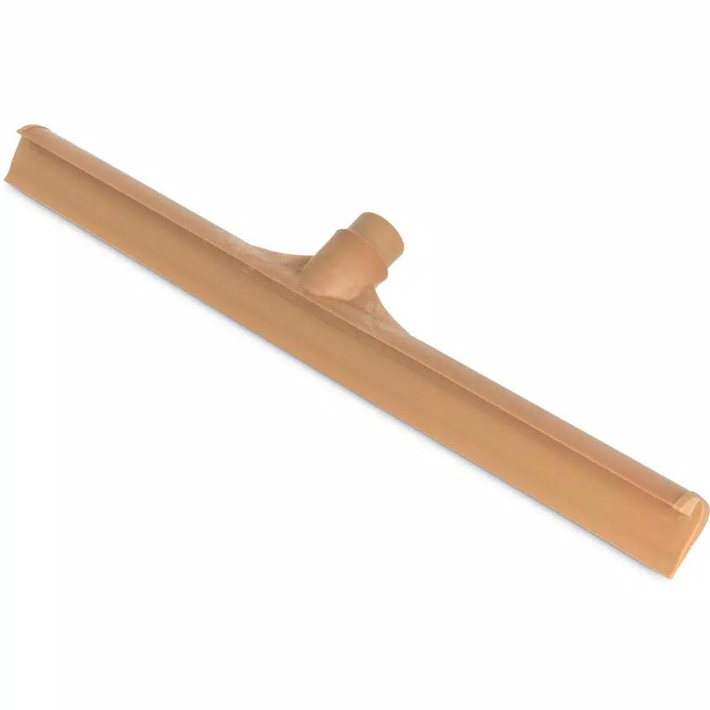 Carlisle 20 in. Tan Rubber Floor Squeegee, Single Blade, No Handle (6-Pack)