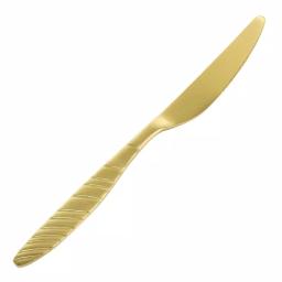 Megachef La Vague 20-Piece Matte Gold Flatware Set, 18/10 Stainless Steel Service for 4 thumbnail 10