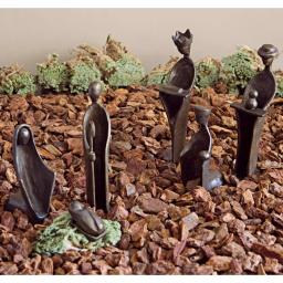 Danya B Nativity Set Cast Iron Sculptures, Family and Kings (Set of 7) thumbnail 3