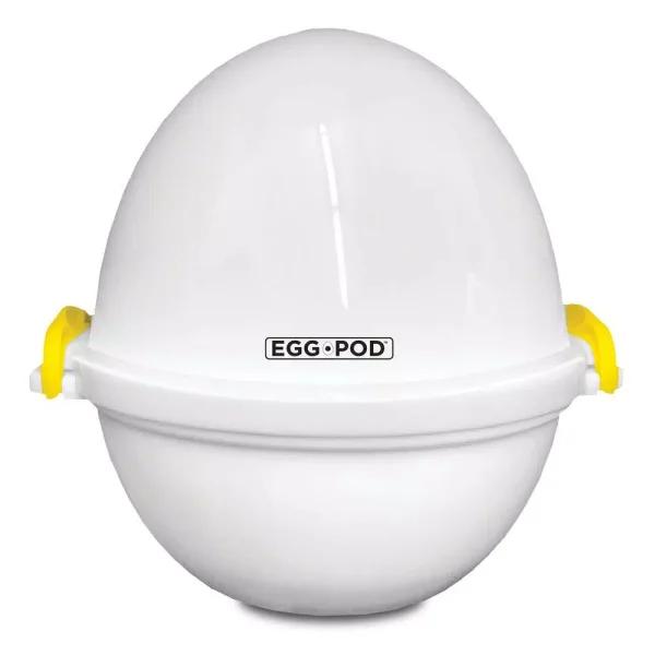 As Seen on TV Egg Pod 4-Egg Microwave Egg Cooker - Easy Peel Hard Boiled Egg Maker