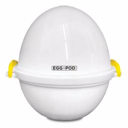 As Seen on TV Egg Pod 4-Egg Microwave Egg Cooker - Easy Peel Hard Boiled Egg Maker thumbnail 1