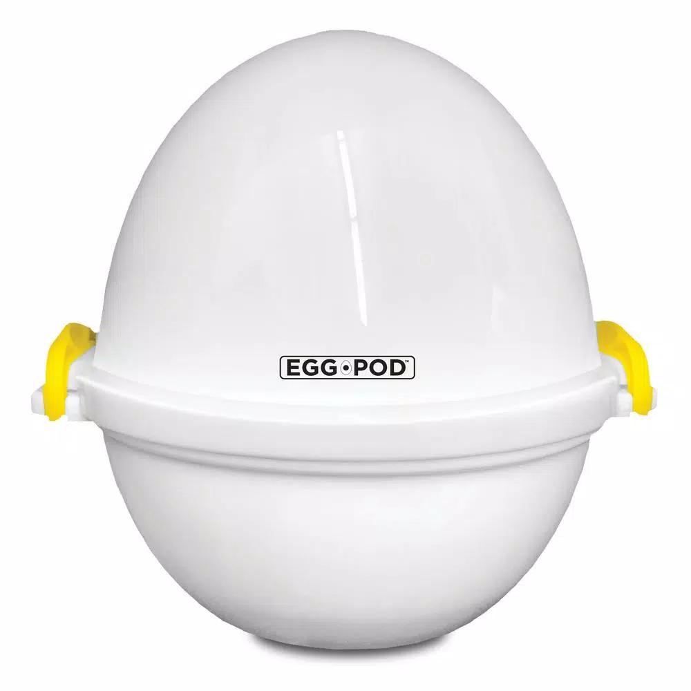 As Seen on TV Egg Pod 4-Egg Microwave Egg Cooker - Easy Peel Hard Boiled Egg Maker