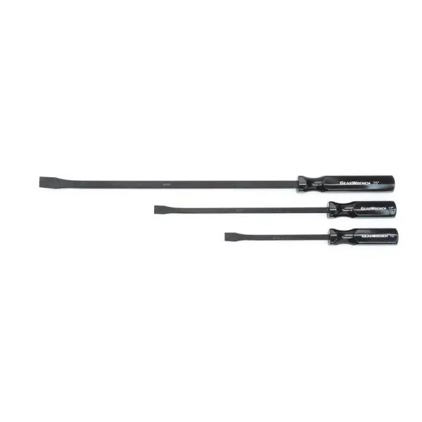 GEARWRENCH 3-Piece Angled Tip Pry Bar Set, 12 in., 17 in., and 25 in.