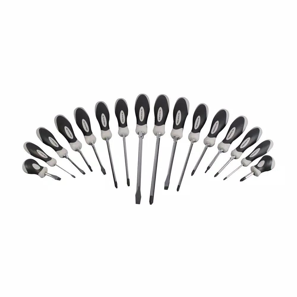STEELMAN PRO 78460 16-Piece Slotted, Phillips, and Torx Screwdriver Set