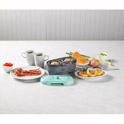 Hamilton Beach Egg Bites Maker and Egg Poacher, Grey thumbnail 8