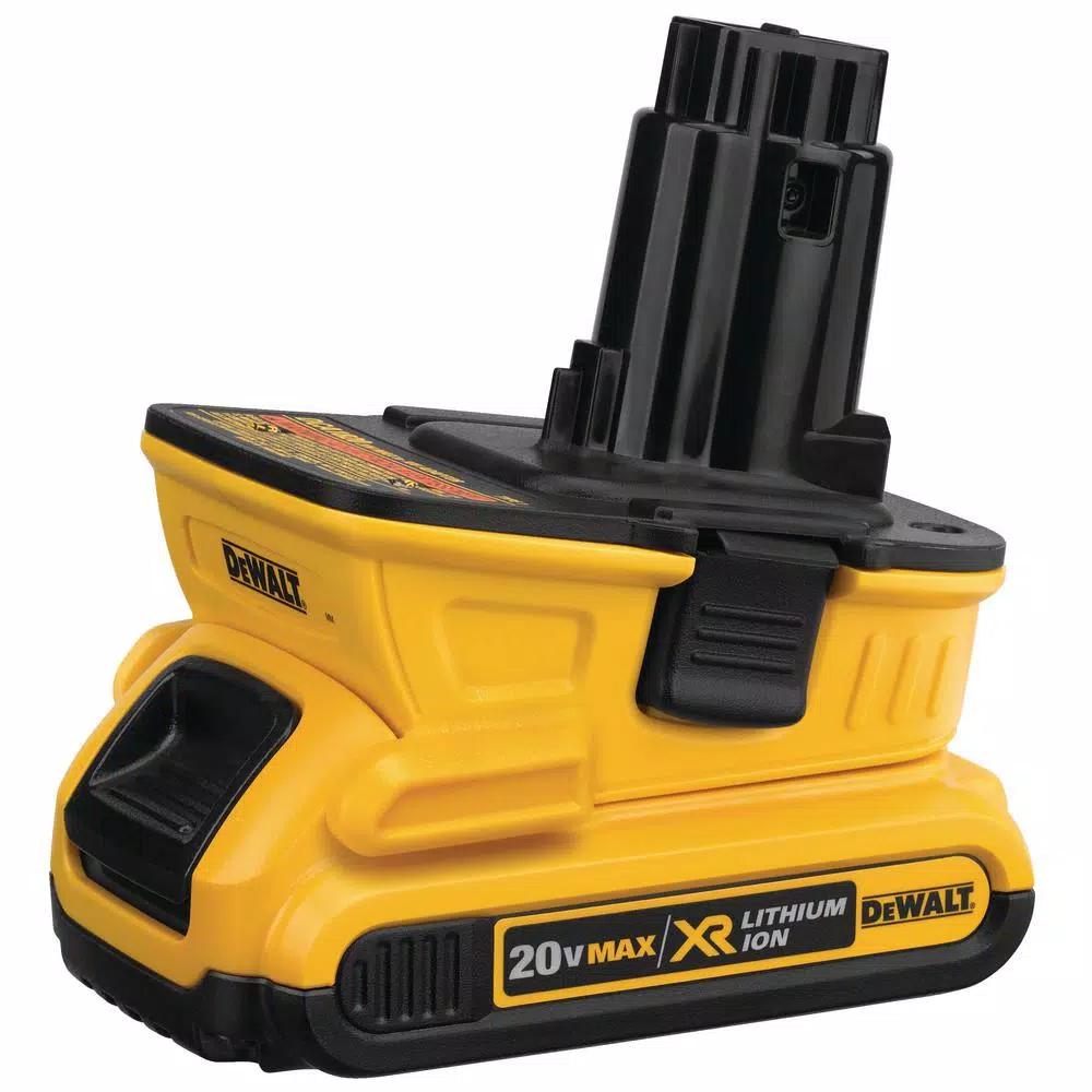 DEWALT 20V MAX to 18V Battery Adapter Kit with (2) 5.0 Ah Premium Lithium-Ion Battery Packs