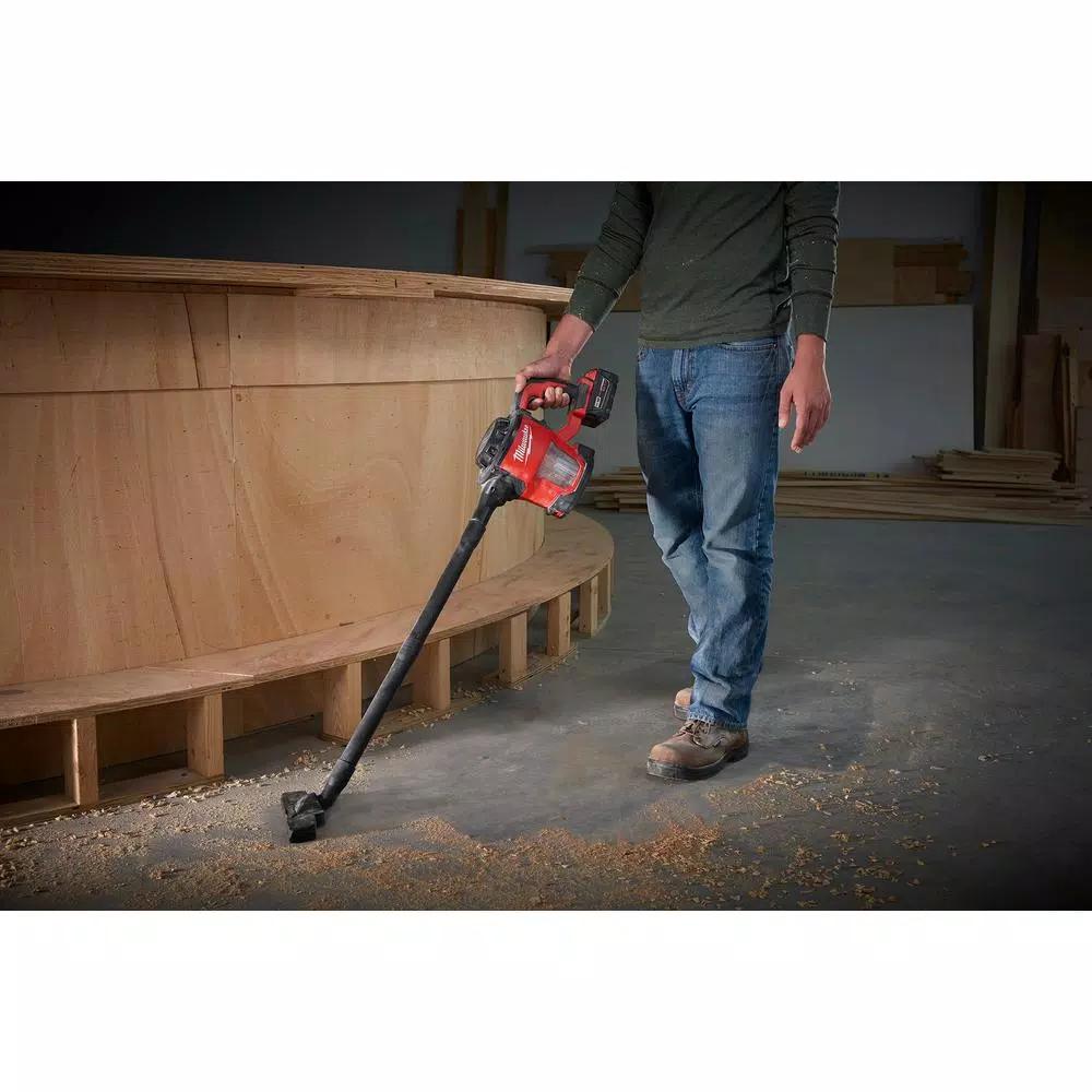 Milwaukee M18 18V Lithium-Ion Cordless Wet/Dry Vacuum & M18 Compact Vacuum 2-Tool Combo Kit