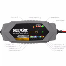 Smartech Products IC-7000 12V/24V 7A Smart Automotive Battery Charger, Maintainer & Repairer thumbnail 2