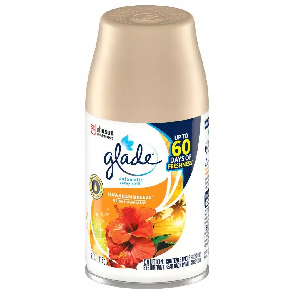 Glade Hawaiian Breeze Automatic Air Freshener Spray Refill, 6.2 oz