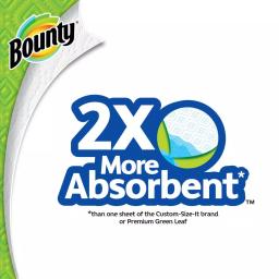 Bounty Select-A-Size White Paper Towel Rolls, 4 Double Rolls (6-Pack) thumbnail 6