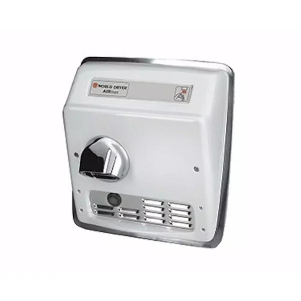 World Dryer AirMax High-Speed Automatic Hand Dryer - White Cast Iron