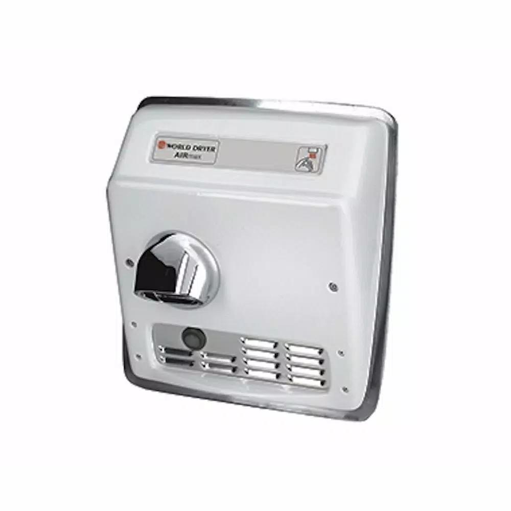World Dryer AirMax High-Speed Automatic Hand Dryer - White Cast Iron