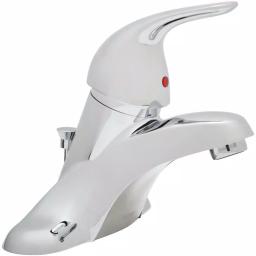 Moen Adler 4 in. Centerset Single-Handle Bathroom Faucet, Chrome (2-Pack) thumbnail 6