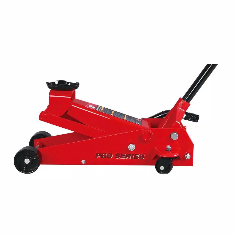 Big Red 3.5-Ton Steel Hydraulic Floor Jack, Heavy-Duty Lifting