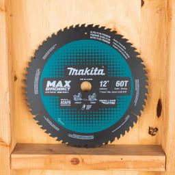 Makita 12 in. 60T Carbide-Tipped Max Efficiency Miter Saw Blade thumbnail 9