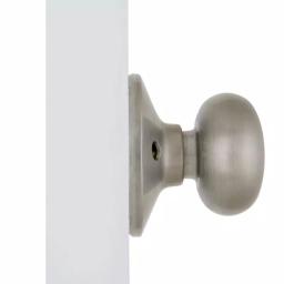 Defiant Berwick Stainless Steel Dummy Door Knob, Flat Ball Style, Interior Residential thumbnail 4