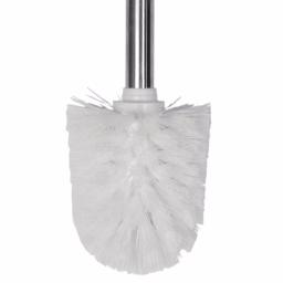 Unbranded Stainless Steel Handle Toilet Brush with Holder, Silver thumbnail 3