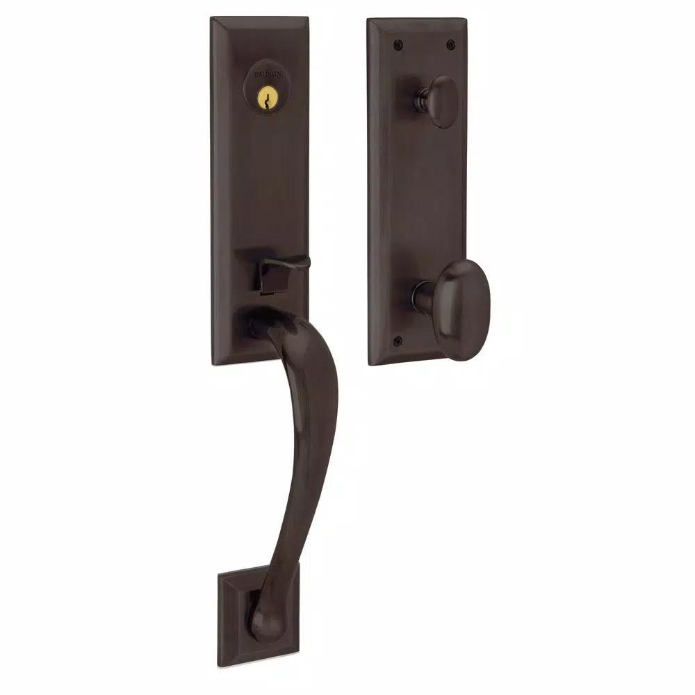 Baldwin Cody Venetian Bronze Dummy Handleset, Solid Brass