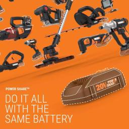 Worx MAKERX 20V Wood and Metal Crafter Rotary Tool Attachment with 12 Accessories thumbnail 9