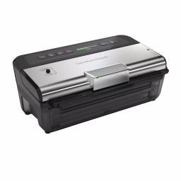 Hamilton Beach NutriFresh Vacuum Sealer with Liquid Sealing, Date Coder, and Starter Kit - Black/Silver thumbnail 1