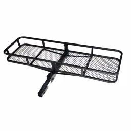 Max Load 500 lb. Capacity 58 in. x 17 in. Steel Folding Hitch Cargo Carrier for 2 in. Receiver thumbnail 1