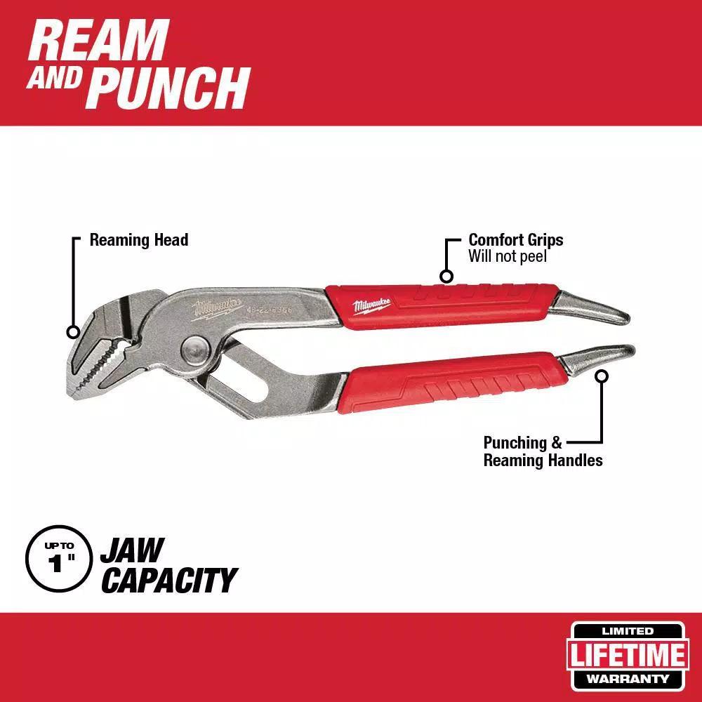 Milwaukee 4-Piece Locking Pliers and Straight-Jaw Pliers Set
