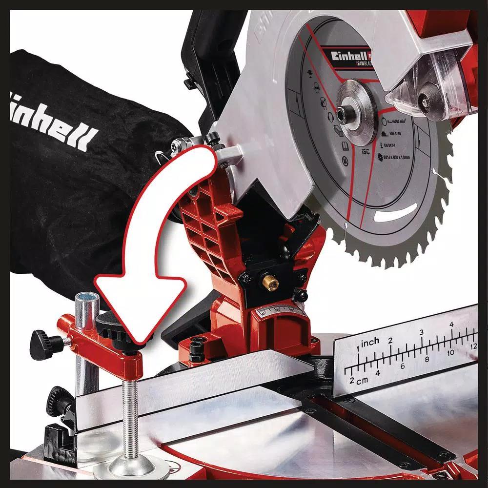 Einhell PXC 18V Cordless 8.5 in. 3,000-RPM Compound Single-Bevel Miter Saw (Tool Only)