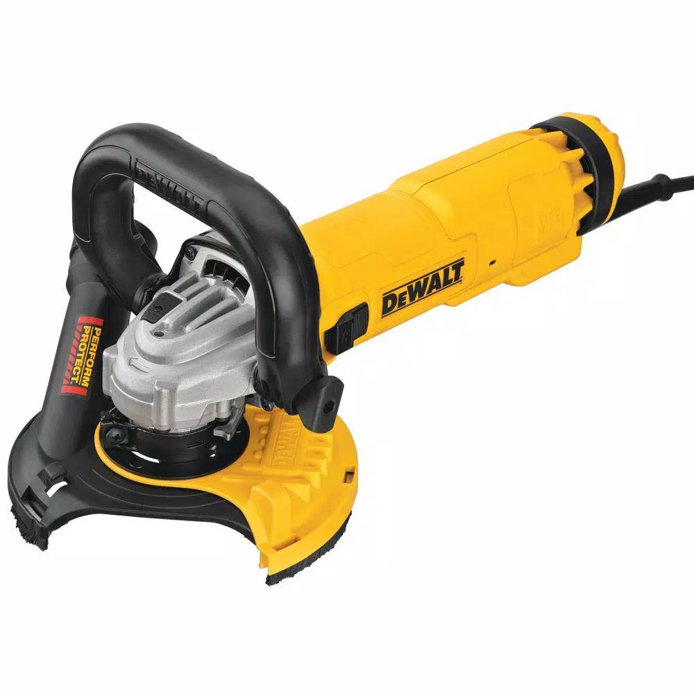DEWALT 13 Amp Corded Angle Grinder Kit with 5 in. Surface Grinding Dust Shroud